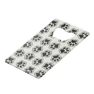Abrebotellas De Tarjeta De Crédito Patas negras, garras de perro, garras de gato, con