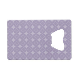 Abrebotellas De Tarjeta De Crédito Patrón de barco Lavender