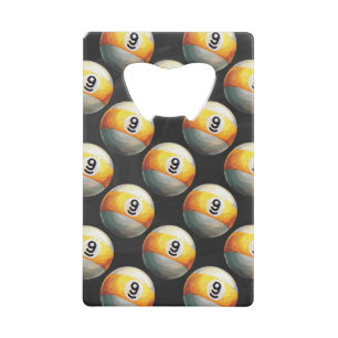 Abrebotellas De Tarjeta De Crédito Patrón de bolas 9 pintado