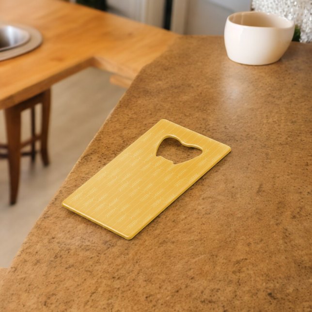 Abrebotellas De Tarjeta De Crédito Patrón de flechas (Bottle Openers)
