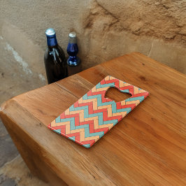 Abrebotellas De Tarjeta De Crédito Patrón de formas geométricas sin inconvenientes