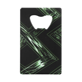 Abrebotellas De Tarjeta De Crédito Patrón de pino en perspectiva