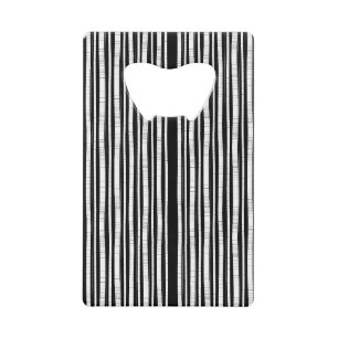 Abrebotellas De Tarjeta De Crédito Patrón Moderno de Rayas Verticales