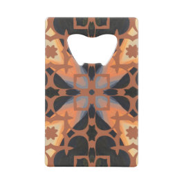 Abrebotellas De Tarjeta De Crédito Patrón Retro Tan