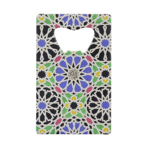 Abrebotellas De Tarjeta De Crédito Pavimento de mosaico en el vestuario del sultán
