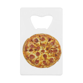 Abrebotellas De Tarjeta De Crédito Pepperoni Pizza
