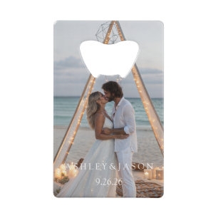 Abrebotellas De Tarjeta De Crédito Personaliza Boda