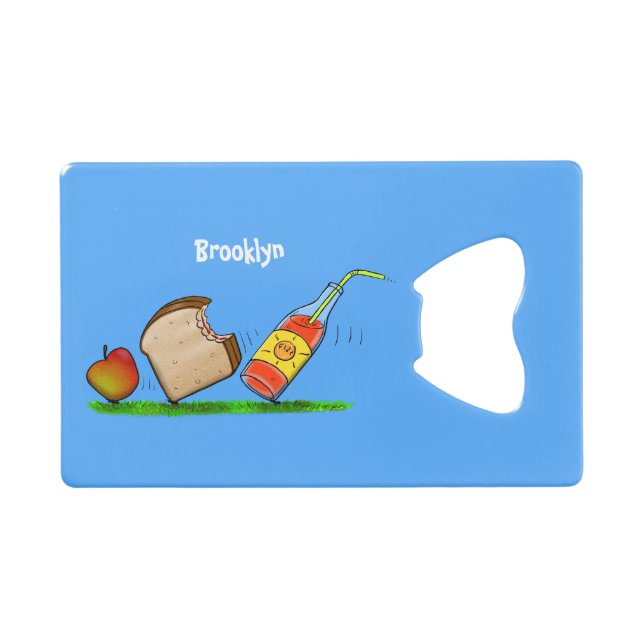 Abrebotellas De Tarjeta De Crédito Personalizado de hormigas divertidas (Anverso (Horizontal))