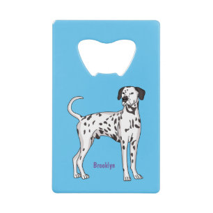 Abrebotellas De Tarjeta De Crédito Personalizado de perro dalmatiano