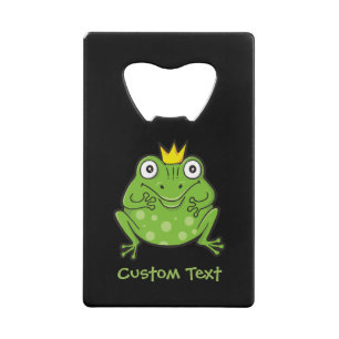 Abrebotellas De Tarjeta De Crédito Personalizado de ranas