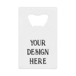 Abrebotellas De Tarjeta De Crédito Personalizar o personalizar 