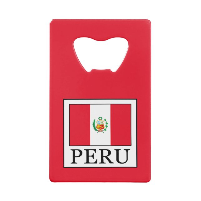 Abrebotellas De Tarjeta De Crédito Perú (Anverso)