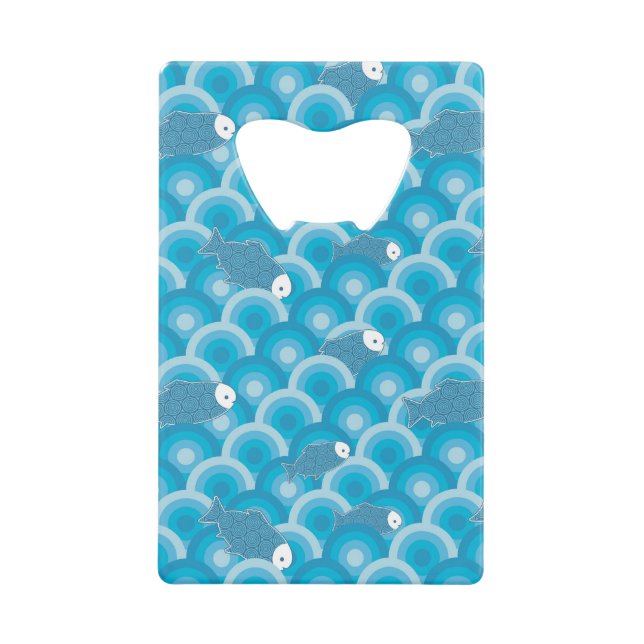Abrebotellas De Tarjeta De Crédito Pescados (Anverso)