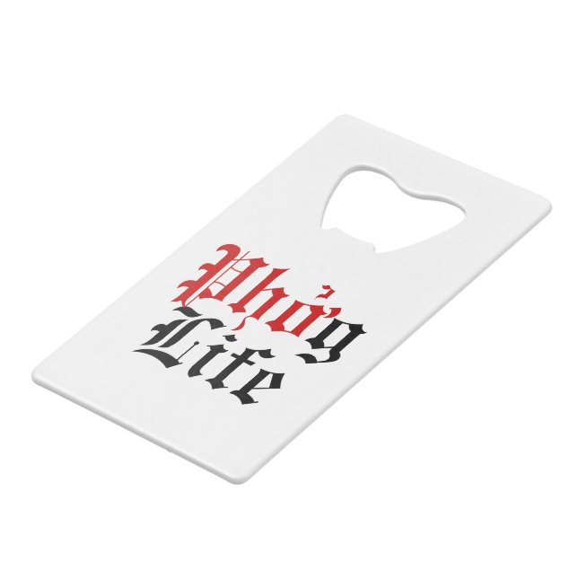 Abrebotellas De Tarjeta De Crédito Phở g Life (Ángulo frontal)