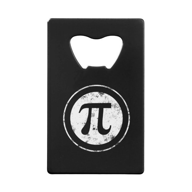 Abrebotellas De Tarjeta De Crédito Pi Day Pi Maths (Anverso)