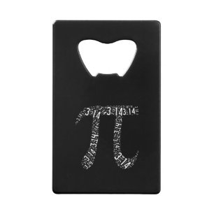Abrebotellas De Tarjeta De Crédito Pi Maths Nerd