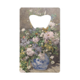 Abrebotellas De Tarjeta De Crédito Pierre-Auguste Renoir Spring Bouquet