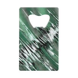 Abrebotellas De Tarjeta De Crédito Pieza de instrucción de grabación aguda