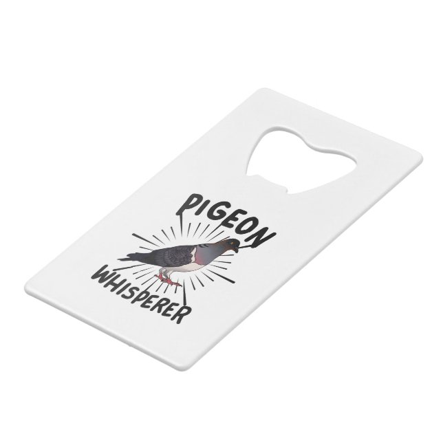 Abrebotellas De Tarjeta De Crédito Pigeon - Pigeon Whisper (Ángulo frontal)