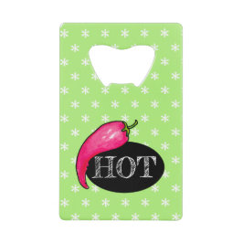 Abrebotellas De Tarjeta De Crédito Pimienta de chile