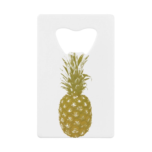 Abrebotellas De Tarjeta De Crédito Piña (Anverso)