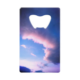 Abrebotellas De Tarjeta De Crédito Pink clouds