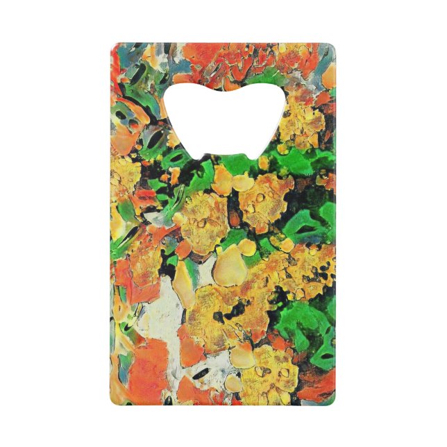 Abrebotellas De Tarjeta De Crédito Pintura de aceite retro: Monet Van Gogh (Anverso)