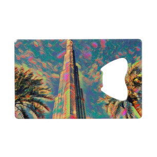 Abrebotellas De Tarjeta De Crédito Pintura de Burj Khalifa