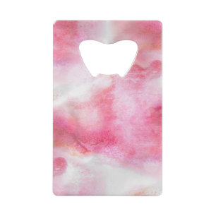 Abrebotellas De Tarjeta De Crédito pintura vanguardista roja 2 de la mano del fondo