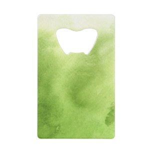 Abrebotellas De Tarjeta De Crédito pinturas de la acuarela en un papel áspero de la