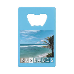 Abrebotellas De Tarjeta De Crédito Playa de Barbados