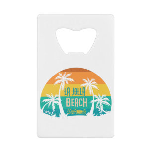 Abrebotellas De Tarjeta De Crédito Playa LaJolla Retro