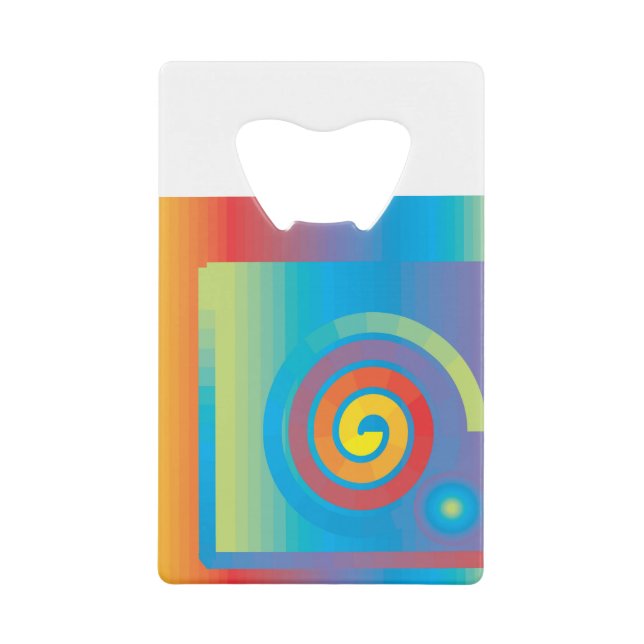 ABREBOTELLAS DE TARJETA DE CRÉDITO PLAZA ESPIRAL (Anverso)