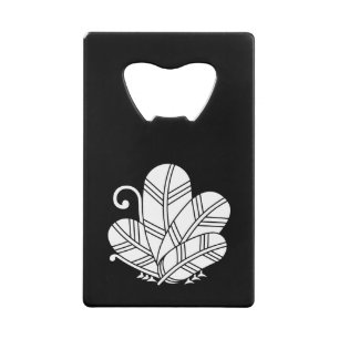 Abrebotellas De Tarjeta De Crédito Plumas de halcón en forma de mariposa