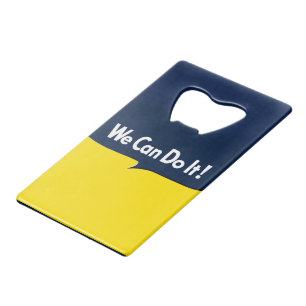 Abrebotellas De Tarjeta De Crédito Podemos hacerlo con la burbuja gráfica de Rosie