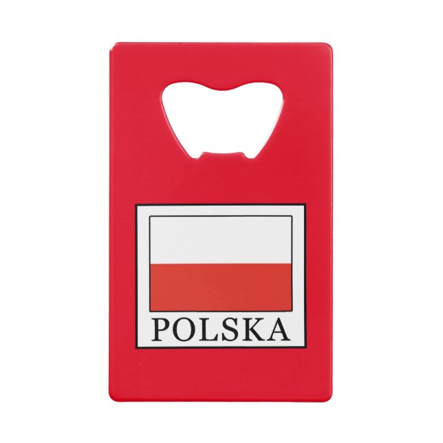Abrebotellas De Tarjeta De Crédito Polska (Anverso)