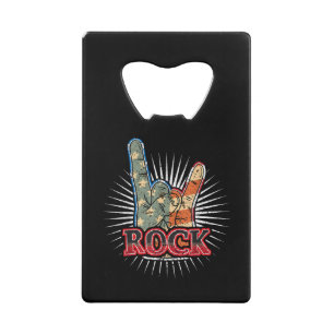 Abrebotellas De Tarjeta De Crédito Póster de concierto de rock vintage USA de los 70