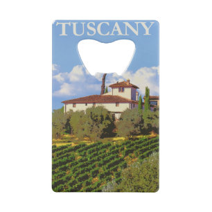 Abrebotellas De Tarjeta De Crédito Poster de Toscana Italia