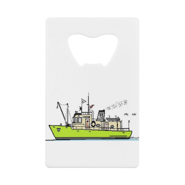 Abrebotellas De Tarjeta De Crédito PowerBoat (Anverso)