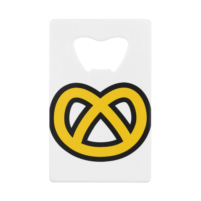 Abrebotellas De Tarjeta De Crédito Pretzel (Anverso)