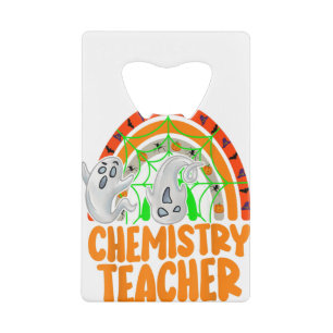 Abrebotellas De Tarjeta De Crédito Profesor de Química Funny Halloween disfraza cienc