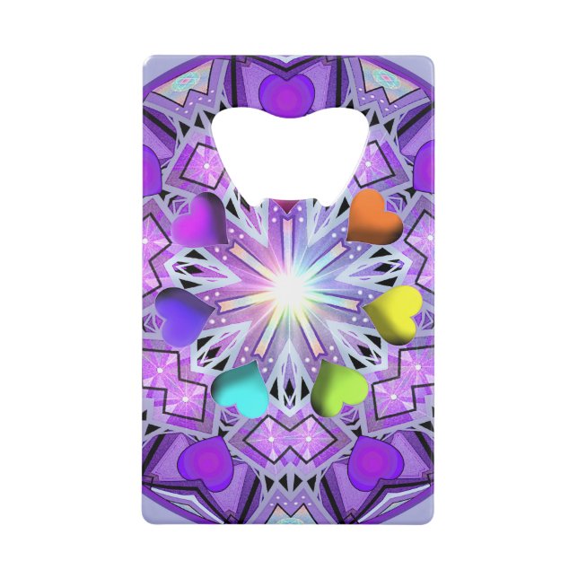 Abrebotellas De Tarjeta De Crédito Púrpura W2 (Anverso)