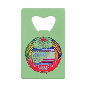 Abrebotellas De Tarjeta De Crédito Pyongyang, Corea del Norte (RPDC) Hermit Kingdom