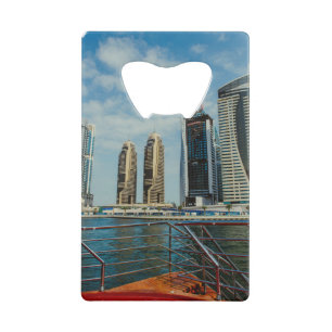 Abrebotellas De Tarjeta De Crédito Rascacielos de Dubai Marina