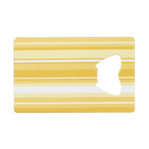 Abrebotellas De Tarjeta De Crédito Rayas amarillas