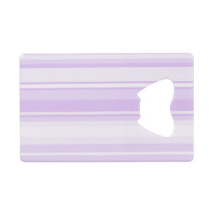 Abrebotellas De Tarjeta De Crédito Rayas de lilac