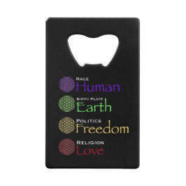 Abrebotellas De Tarjeta De Crédito Raza: Lugar de nacimiento humano: Política de la T