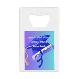 Abrebotellas De Tarjeta De Crédito Regalo de MBA