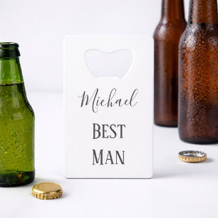 Abrebotellas De Tarjeta De Crédito Regalo para el Padrino