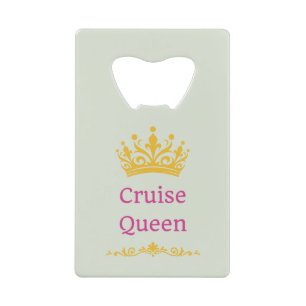 Abrebotellas De Tarjeta De Crédito Reina del crucero